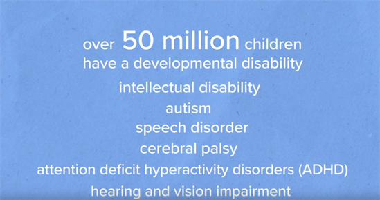 WHO training for caregivers of children with developmental disabilities