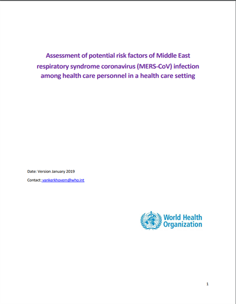 Assessment of potential risk factors of Middle East respiratory syndrome coronavirus (MERS‐CoV) infection among health care personnel in a health care setting